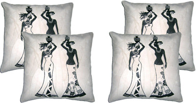 

ChicAntique Printed Cushions Cover(Pack of 4, 40 cm*40 cm, Multicolor)