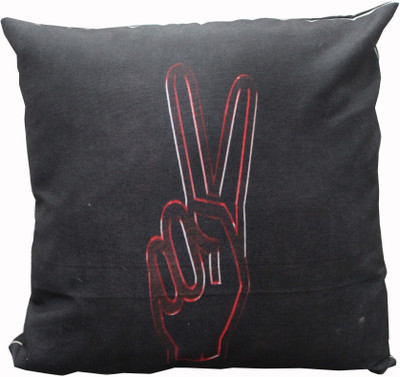 

Adishma Printed Pillows Cover(40 cm*40 cm, Black)