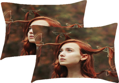 

Sleep Nature's Printed Pillows Cover(Pack of 2, 68.58 cm*45.72 cm, Multicolor)