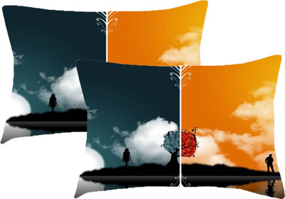 

Sleep Nature's Printed Pillows Cover(Pack of 2, 68.58 cm*45.72 cm, Multicolor)