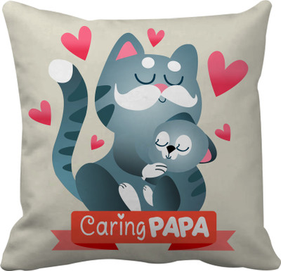 

Tied Ribbons Printed Cushions Cover(30 cm*30 cm, Multicolor)