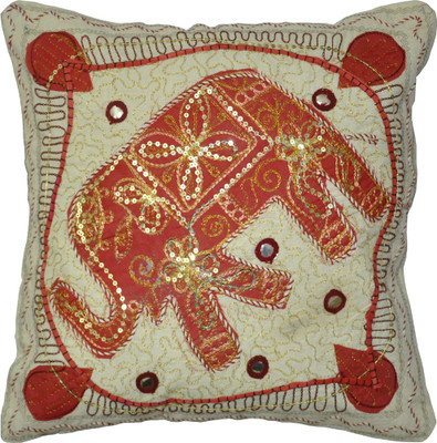 

Lal Haveli Animal Cushions Cover(41 cm*41 cm, Multicolor)