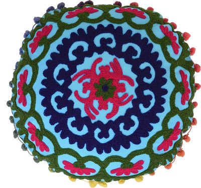 

Trade Star Embroidered Cushions Cover(40 cm*40 cm, Multicolor)