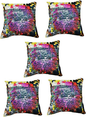 

Chandra Impex Abstract Cushions Cover(Pack of 5, 40.64 cm*40.64 cm, Multicolor)