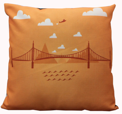

Adishma Printed Cushions Cover(40 cm*40 cm, Orange)