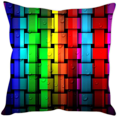 

Sleep Nature's Abstract Cushions Cover(30.63 cm*30.63 cm, Multicolor)