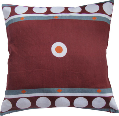 

Indian Colours Geometric Cushions Cover(40 cm*40 cm, Maroon)