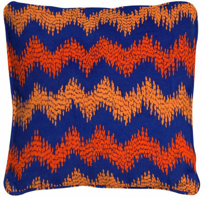 

Skipper Embroidered Cushions Cover(40 cm, Blue)