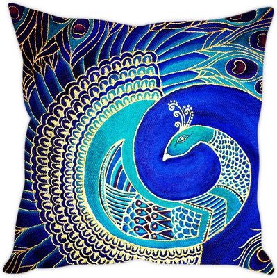 

Sleep Nature's Abstract Cushions Cover(30.63 cm*30.63 cm, Multicolor)