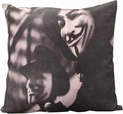 

Adishma Printed Cushions Cover(40 cm*40 cm, Black, White)