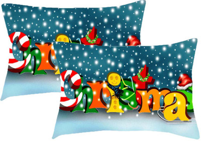 

Sleep Nature's Printed Pillows Cover(Pack of 2, 68.58 cm*45.72 cm, Multicolor)