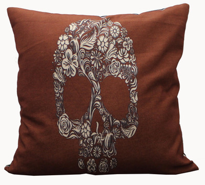 

Adishma Printed Cushions Cover(40 cm*40 cm, Brown)