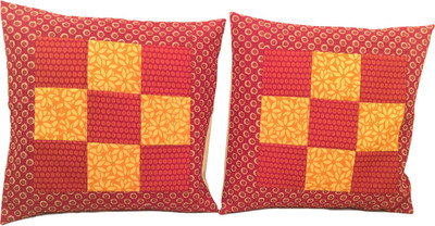 

Minky's Decor Geometric Cushions Cover(Pack of 2, 40 cm*40 cm, Multicolor)