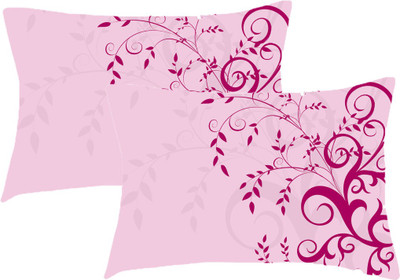Sleep Nature's Printed Pillows Cover(Pack of 2, 68.58 cm*45.72 cm, Multicolor)