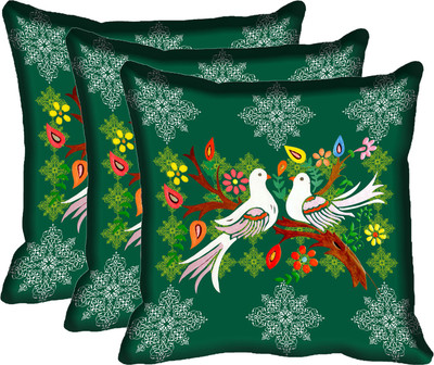

IndiWeaves Printed Cushions Cover(Pack of 3, 30 cm*30 cm, Multicolor)
