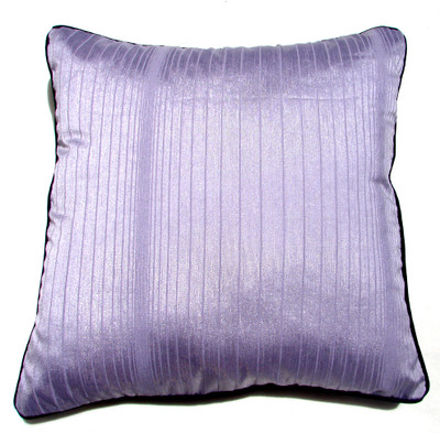 

Homeblendz Striped Cushions Cover(40 cm*40 cm, Purple)