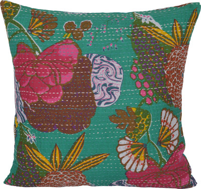 

Trade Star Floral Cushions Cover(40 cm*40 cm, Multicolor)