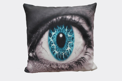

Adishma Printed Cushions Cover(40 cm*40 cm, Grey, Light Blue)