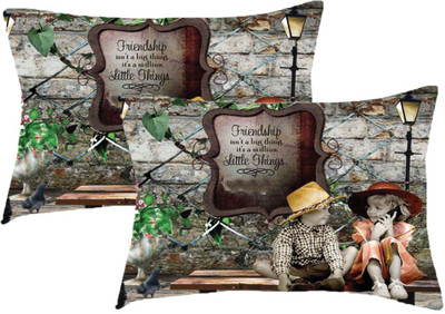

Sleep Nature's Printed Pillows Cover(Pack of 2, 68.58 cm*45.72 cm, Multicolor)