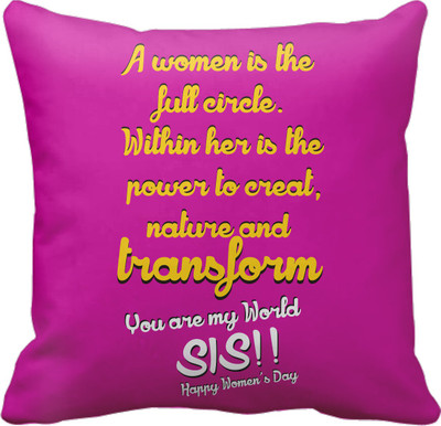 

Tied Ribbons Geometric Cushions Cover(30 cm*30 cm, Multicolor)