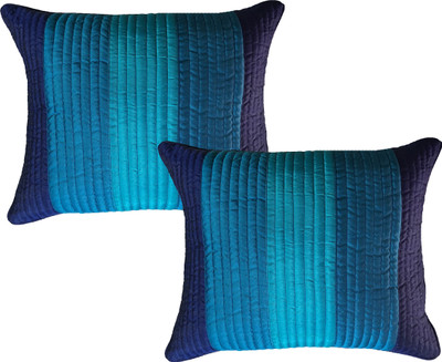 

HOME SHINE Striped Cushions Cover(Pack of 2, 60 cm*60 cm, Multicolor)