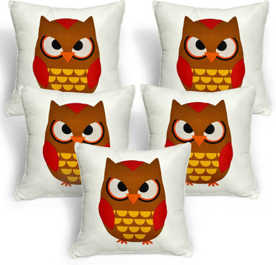 

Cortina Animal Cushions Cover(Pack of 5, 40 cm*40 cm, Multicolor)
