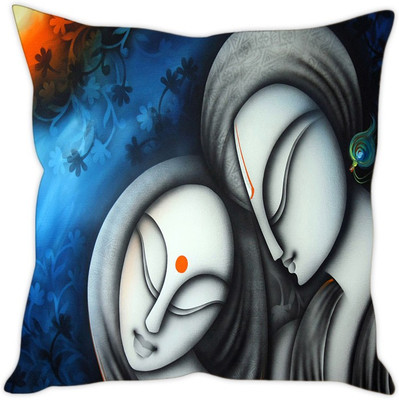 

Sleep Nature's Abstract Cushions Cover(40.64 cm*40.64 cm, Multicolor)