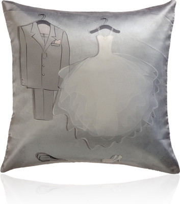 

Alina Decor Printed Cushions Cover(Pack of 5, 40 cm*40 cm, Grey)