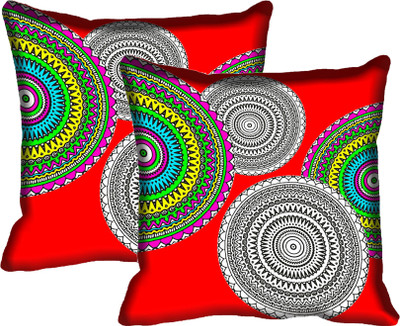 

IndiWeaves Printed Cushions Cover(Pack of 2, 30 cm*30 cm, Multicolor)