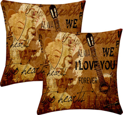 

Lushomes Printed Cushions Cover(Pack of 2, 60 cm, Multicolor)