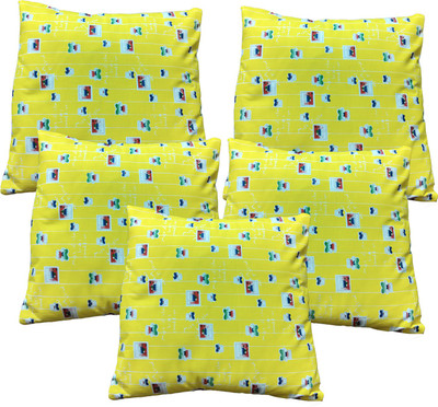 

Fancyadda Printed Cushions Cover(Pack of 5, 40 cm*40 cm, Yellow)