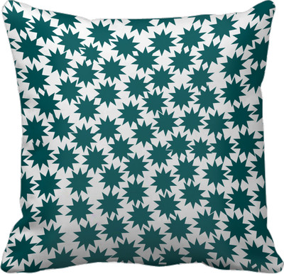 

SajawatHomes Abstract Cushions Cover(30 cm*30 cm, White, Green), Green;white