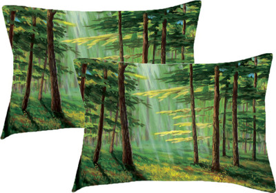 

Sleep Nature's Printed Pillows Cover(Pack of 2, 68.58 cm*45.72 cm, Multicolor)