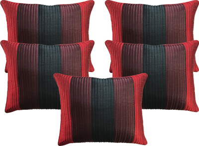 

HOME SHINE Striped Cushions Cover(Pack of 5, 30 cm*30 cm, Multicolor)