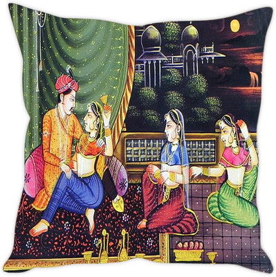 

Sleep Nature's Abstract Cushions Cover(30.63 cm*30.63 cm, Multicolor)