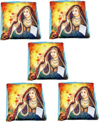 

Chandra Impex Printed Cushions Cover(Pack of 5, 40.64 cm*40.64 cm, Multicolor)
