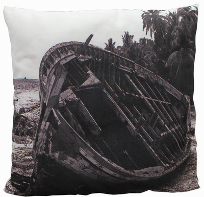 

Adishma Printed Cushions Cover(40 cm*40 cm, Black, White)