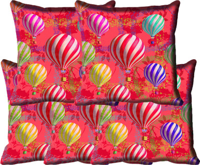 

IndiWeaves Printed Cushions Cover(Pack of 5, 40 cm*40 cm, Multicolor)