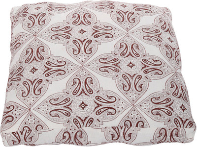 

Rajrang Floral Cushions Cover(43 cm*43 cm, White, Brown), Brown;white