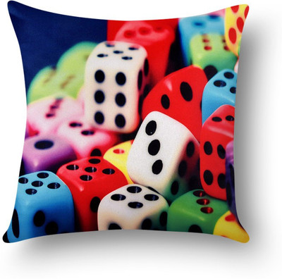 

First Row Abstract Cushions Cover(40 cm, Multicolor)