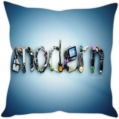 

Sleep Nature's Abstract Cushions Cover(40.64 cm*40.64 cm, Multicolor)