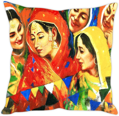 

Sleep Nature's Abstract Cushions Cover(Pack of 5, 30.64 cm*30.64 cm, Multicolor)