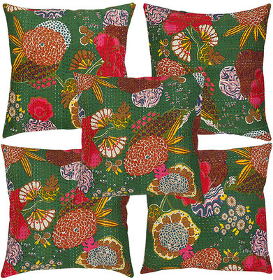 41% OFF on Rajrang Abstract Cushions Cover(Pack of 5, 40 cm*40 cm, Green) 41% OFF on Rajrang Abstract Cushions Cover(Pack of 5, 40 cm*40 cm, Green)