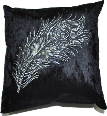 

Koncepts Plain Cushions & Pillows Cover(42 cm*42 cm, Black)