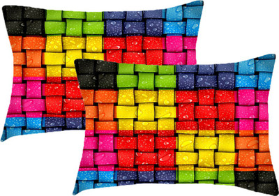 

Sleep Nature's Printed Pillows Cover(Pack of 2, 68.58 cm*45.72 cm, Multicolor)