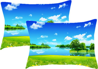 

Sleep Nature's Printed Pillows Cover(Pack of 2, 68.58 cm*45.72 cm, Multicolor)