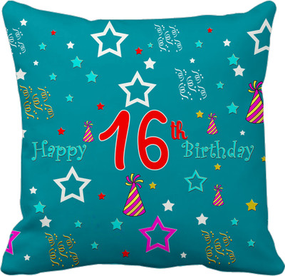 

Tied Ribbons Printed Cushions Cover(30 cm*30 cm, Multicolor)