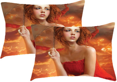 

Sleep Nature's Printed Pillows Cover(Pack of 2, 68.58 cm*45.72 cm, Multicolor)