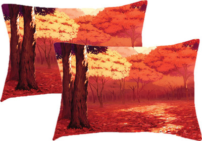 

Sleep Nature's Printed Pillows Cover(Pack of 2, 68.58 cm*45.72 cm, Multicolor)