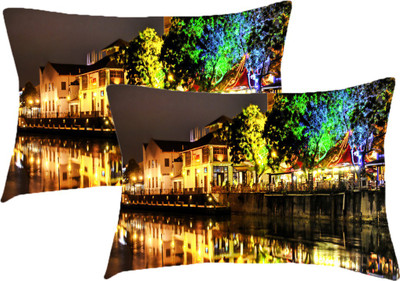 

Sleep Nature's Printed Pillows Cover(Pack of 2, 68.58 cm*45.72 cm, Multicolor)